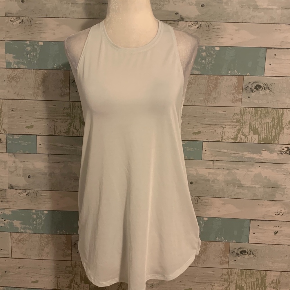 light grey athlete power of she  tank top